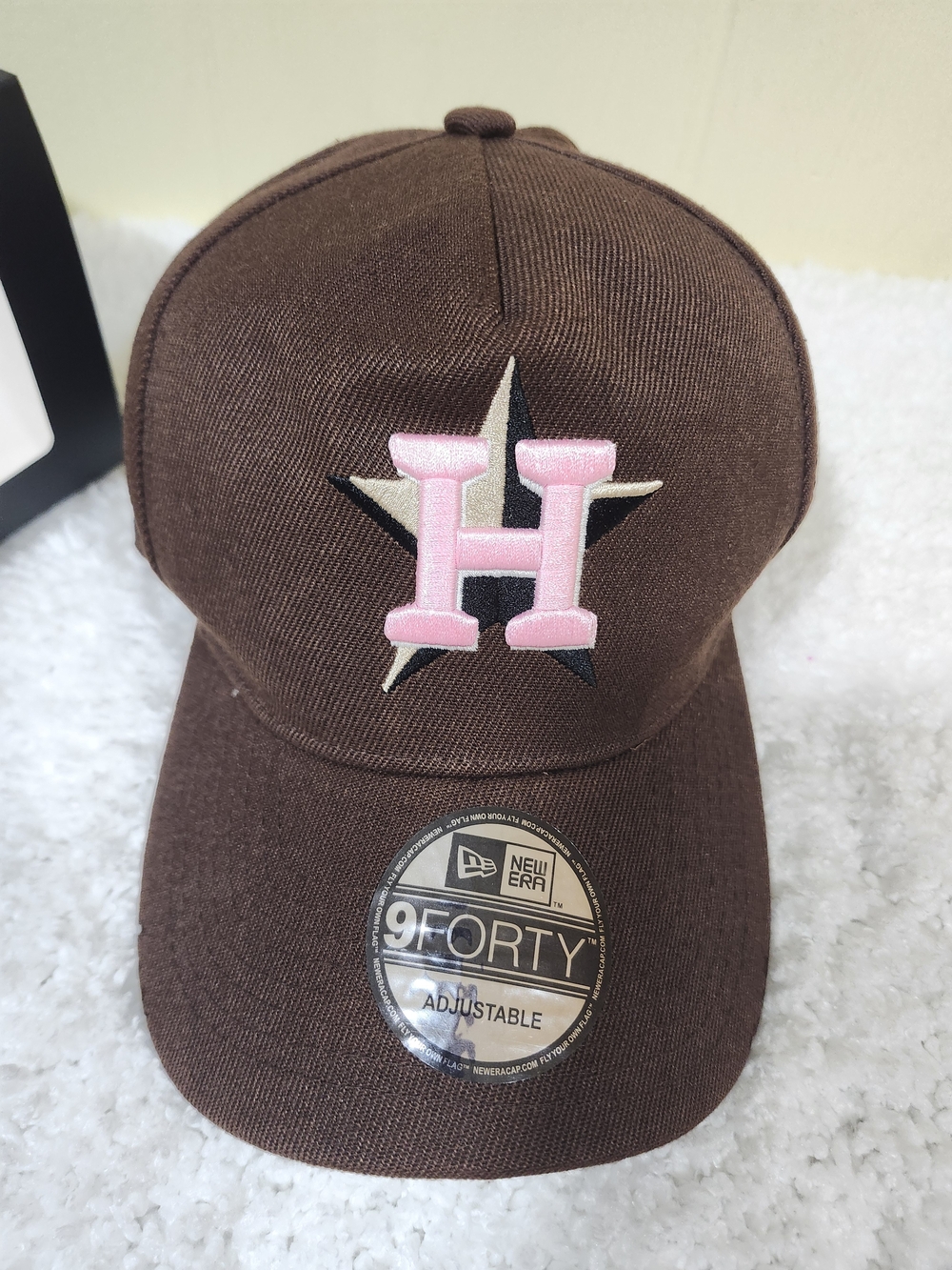 Houston Astros Adjustable Hat Brown & Pink